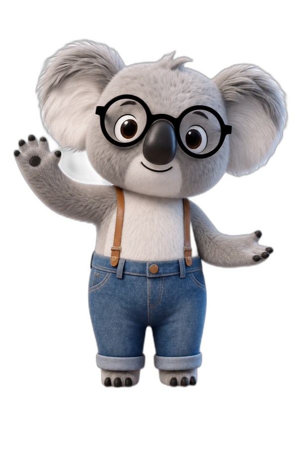 KOKO the koala waving
